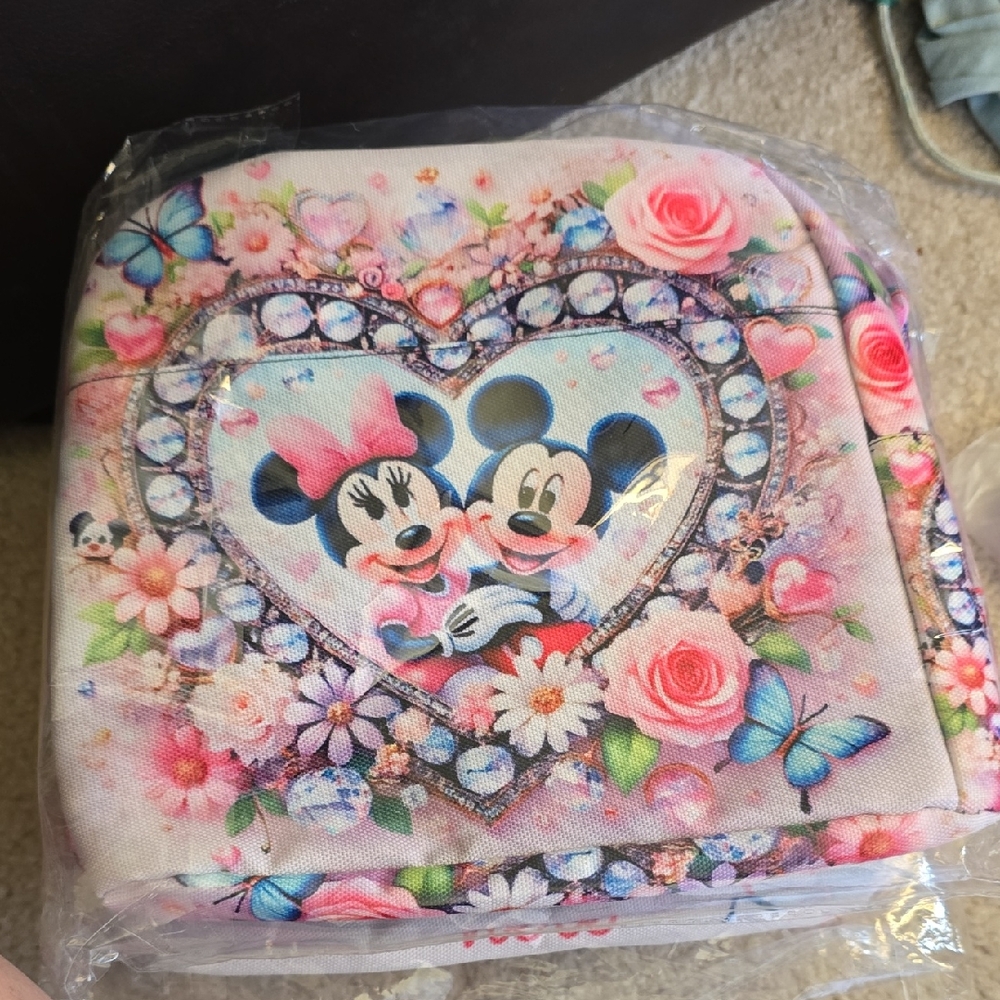 Minnie and Mickey Floral Lunchbox